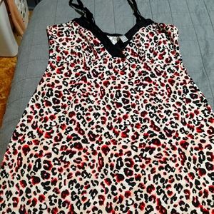 Cheetah print chemise